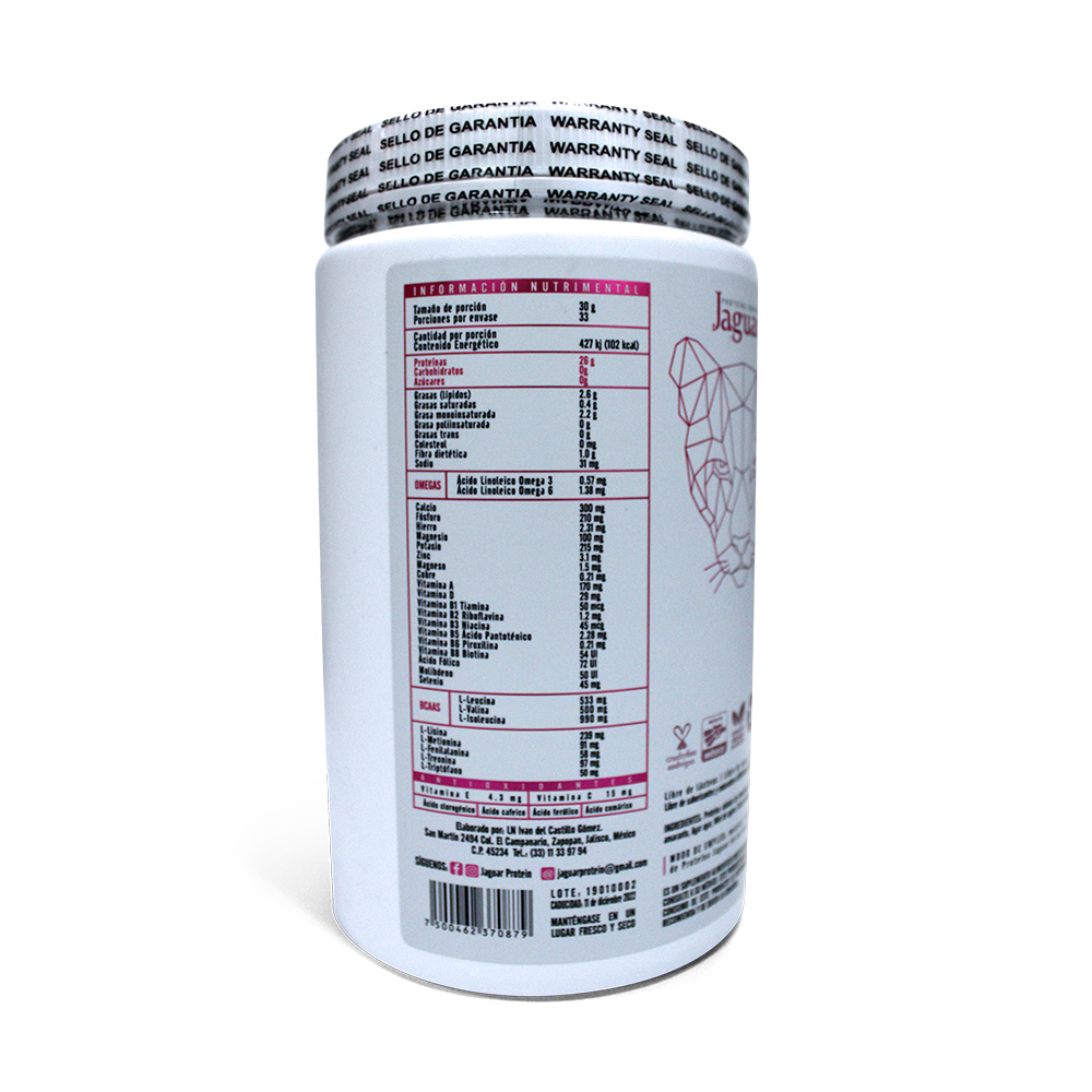 Jaguar protein 1,000g (rosa) - Tienda Nación Digital Jaguar protein 1000g